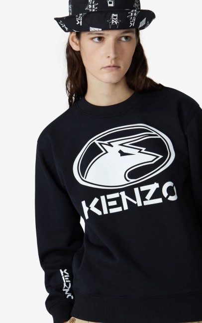 Kenzo Women 'kenzo Ox' Sweatshirt Black